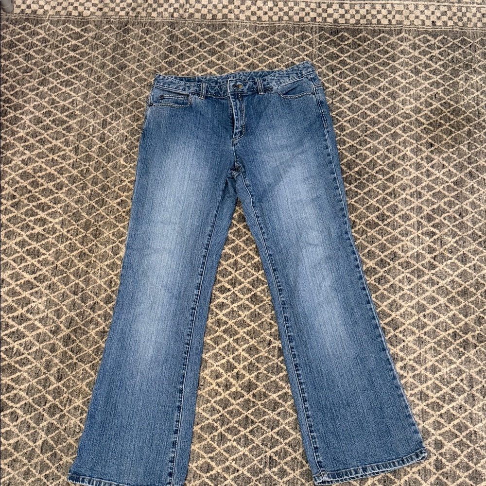 Michael Kors Bootcut Jeans 8/31 Geenwich Fit Blue RN# 111818